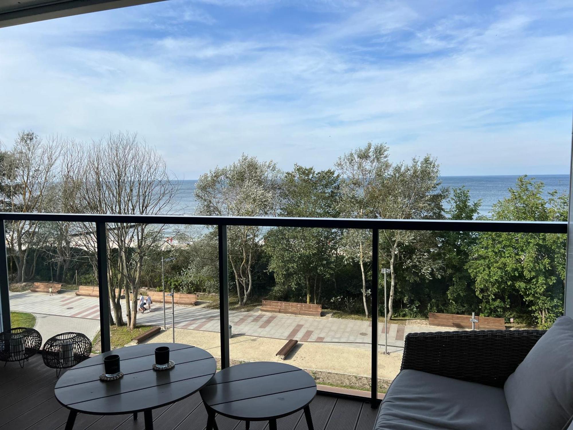 Seaside Park Apartamenty Prywatne Z Widokiem Na Morze Kołobrzeg Kültér fotó